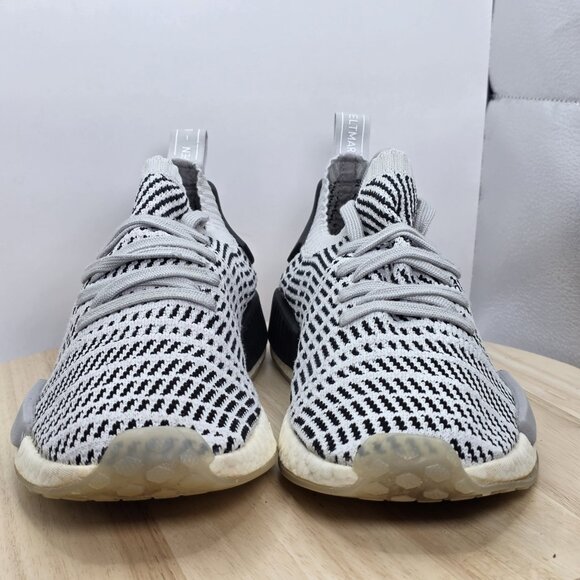 Adidas Mens NMD R1 CQ2387 Gray Running Shoes Sneakers Size 10 - Picture 2 of 9